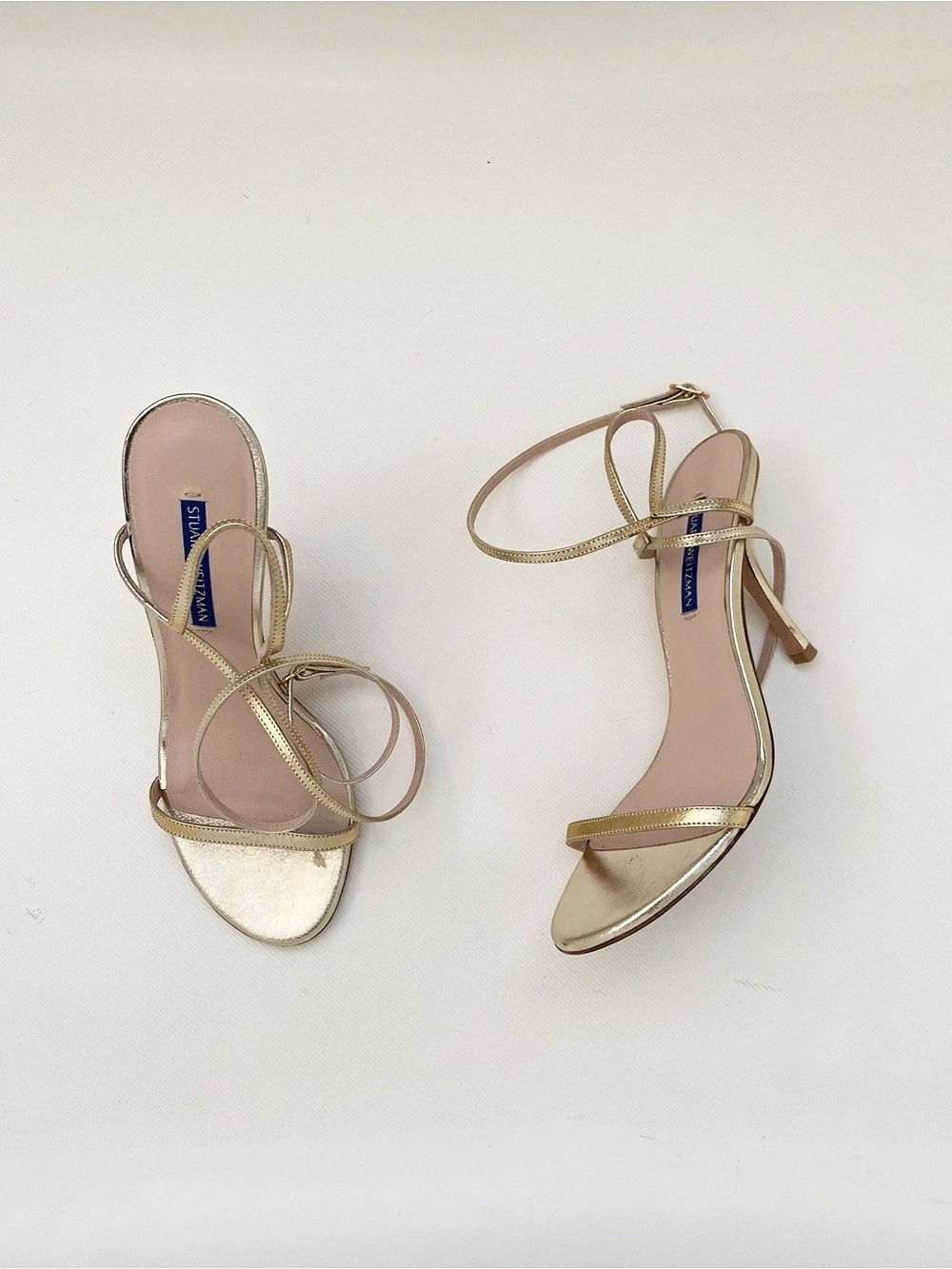 Stuart Weitzman Nudist Wrap 100 Heel
